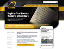 Tablet Screenshot of nextron.ca