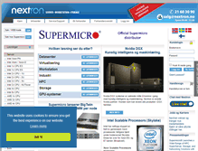 Tablet Screenshot of nextron.no